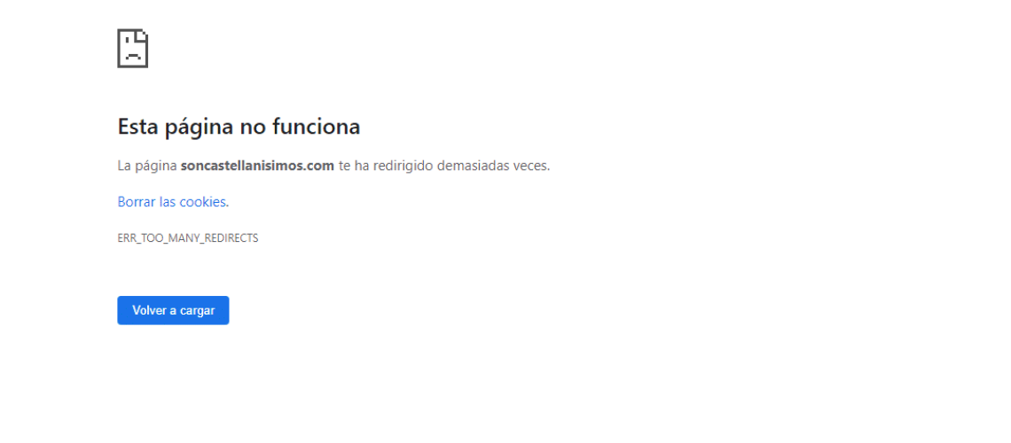 prestashop err_too_many_redirects