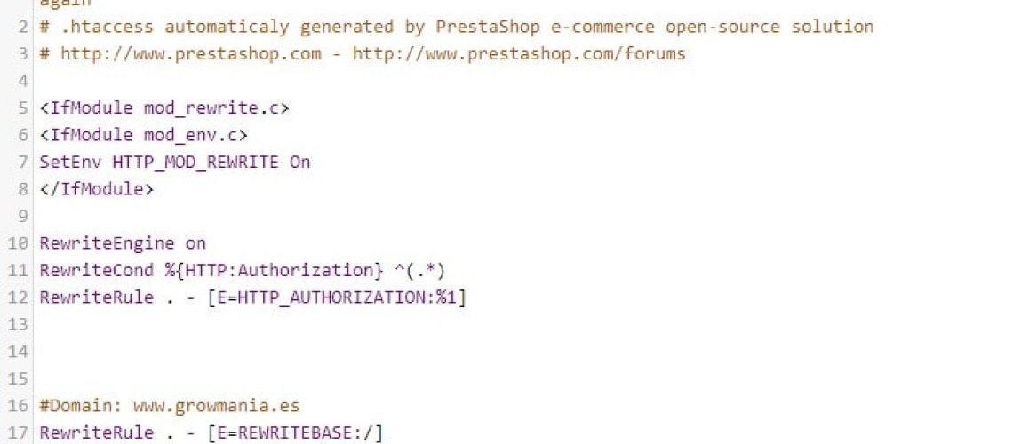 htaccess